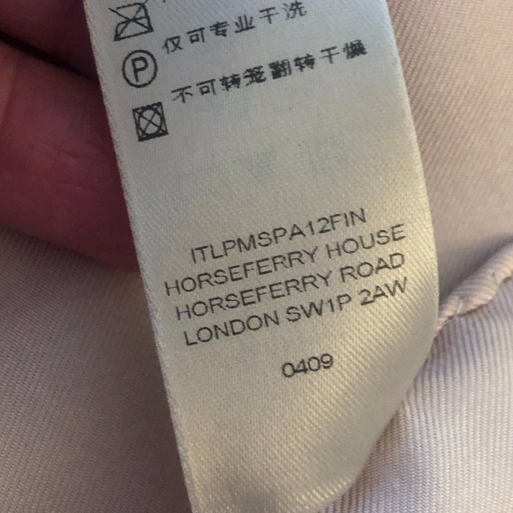 NWTS Vintage Burberry Horseferry Pale Rosewood Check Silk Scarf  34” Square - Picture 10 of 12
